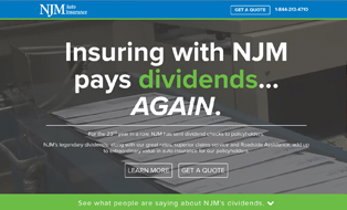 NJM Shares website thumbnail