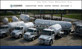 Dossier Systems Inc Website screenshot