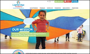 Lightbridge Academy Website screenshot