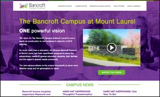 Bancroft Mount Laurel Website screenshot